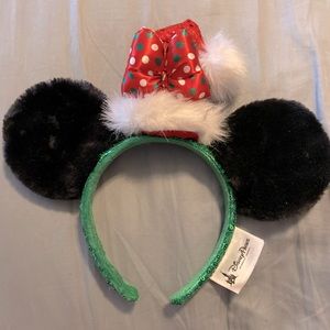 Disney Parks Minnie Mouse Christmas Headband